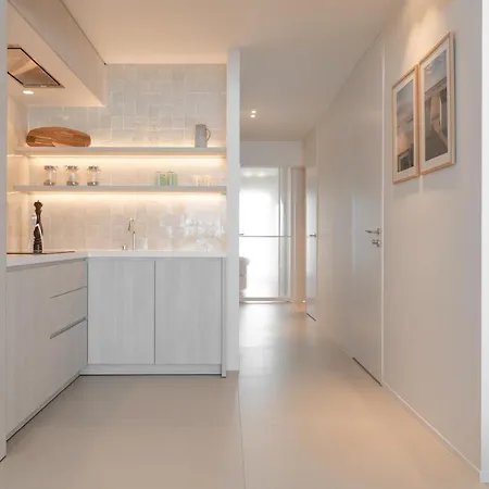 Appartement Designappartement Met Zijdelings Zicht Op Zee Ostende